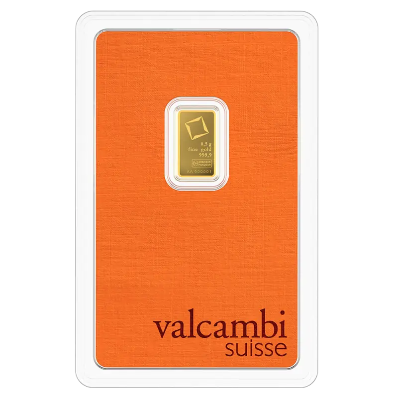 0.5g Złota Sztabka | Valcambi