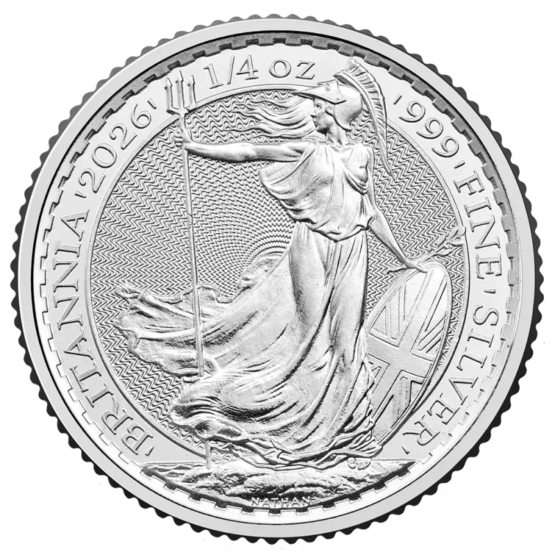 1/4 oz Britannia Karol III Srebrna Moneta | 2026