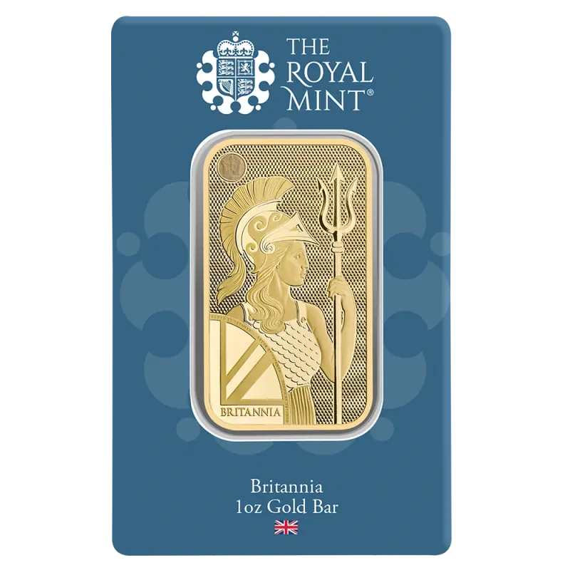 1 Uncja Britannia Sztabka Złota | Royal Mint
