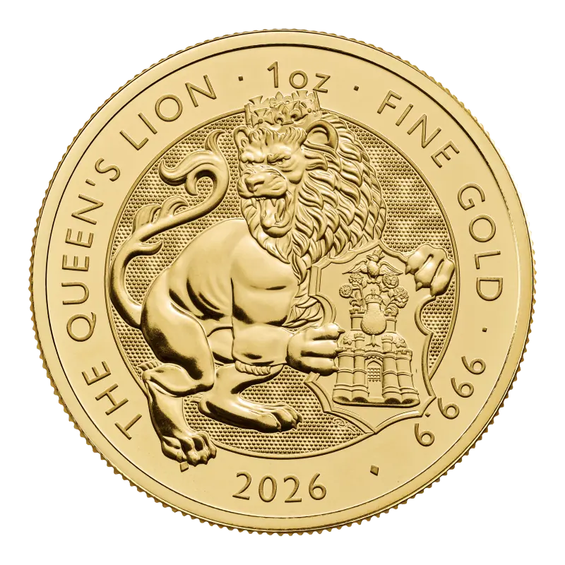 1 oz Tudor Beasts Queens Lion Złota Moneta | 2026