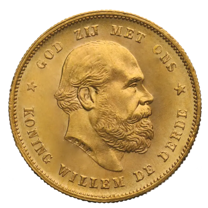 10 Guldenów Holandia Złota Moneta | Mieszane Roczniki