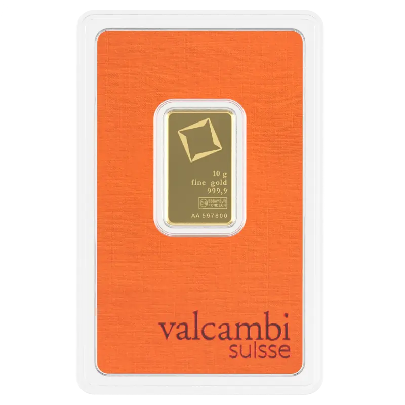 10g Złota Sztabka | Valcambi