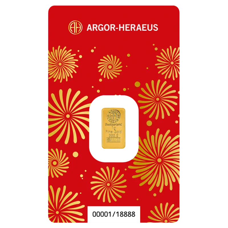 1g Rok Konia Złota Sztabka | Argor-Heraeus | 2026