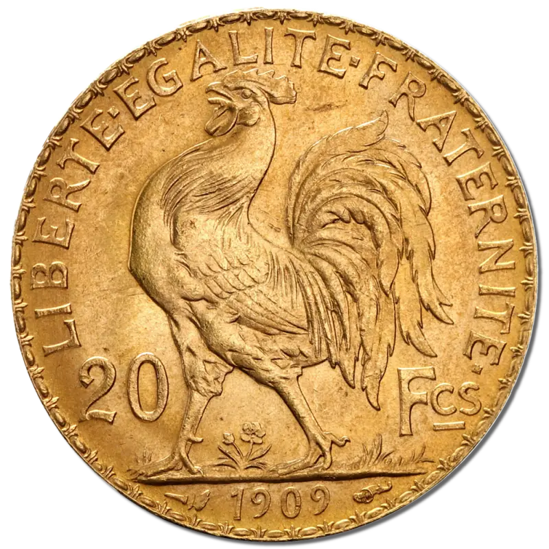 20 Franków Francja Marianna i Kogut Złota Moneta | 1899 -1914