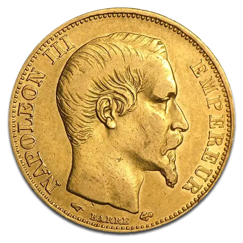20 Franków Francja Napoleon III Złota Moneta | 1853 -1860