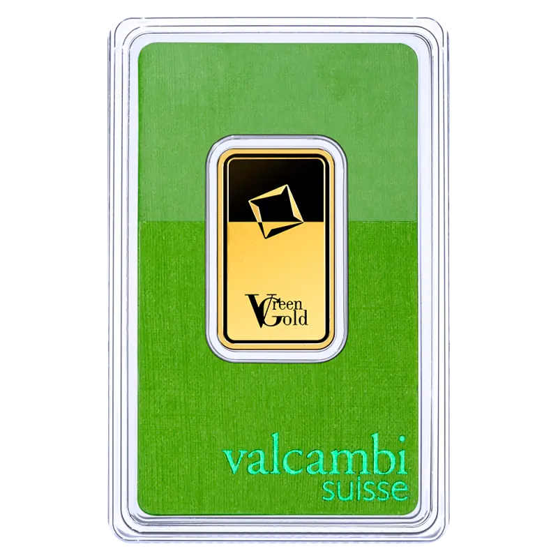 20g Złota Sztabka | Valcambi | Green Gold