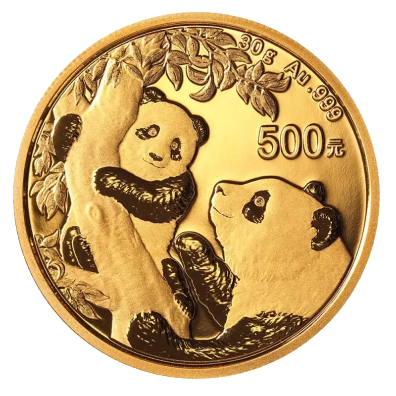 30g Chińska Panda Złota Moneta | 2021