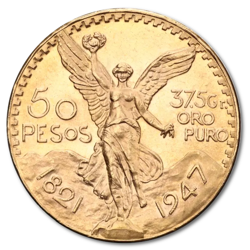 50 Peso Meksyk Złota Moneta | 1821 -1947