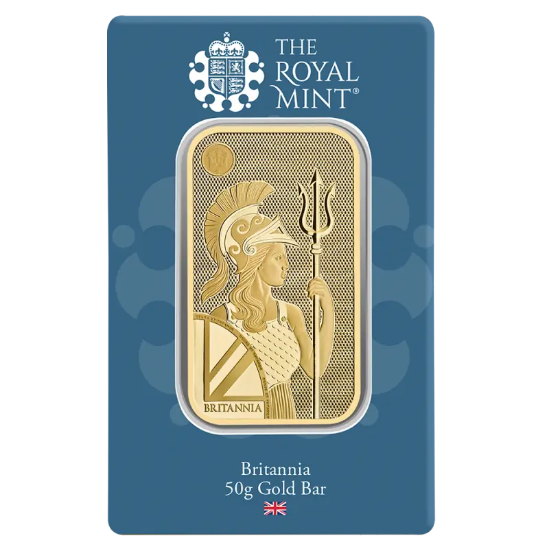 50g Britannia Sztabka Złota | Royal Mint