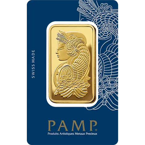 50g Złota Sztabka PAMP Fortuna