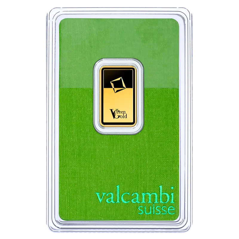 5g Złota Sztabka | Valcambi | Green Gold