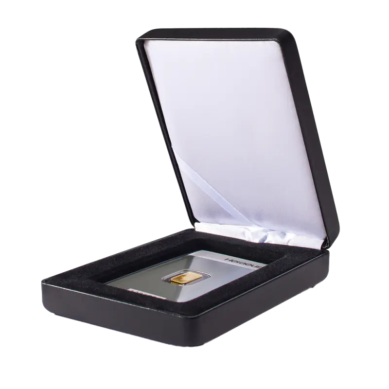 Etui Na Jedną Sztabkę Złota W Blistrze | Nobile | Czarny | Pionowe