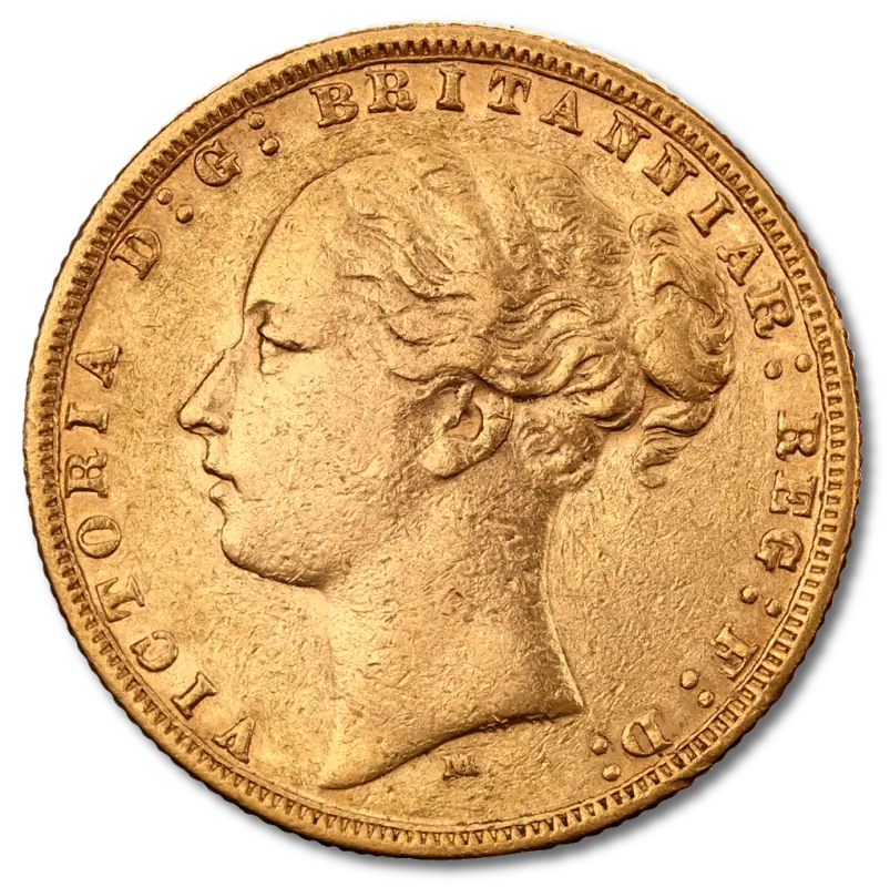 Suweren Królowa Wiktoria "Młoda Głowa" Złota Moneta | 1838 - 1887