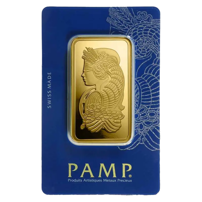 100g Złota Sztabka PAMP Fortuna